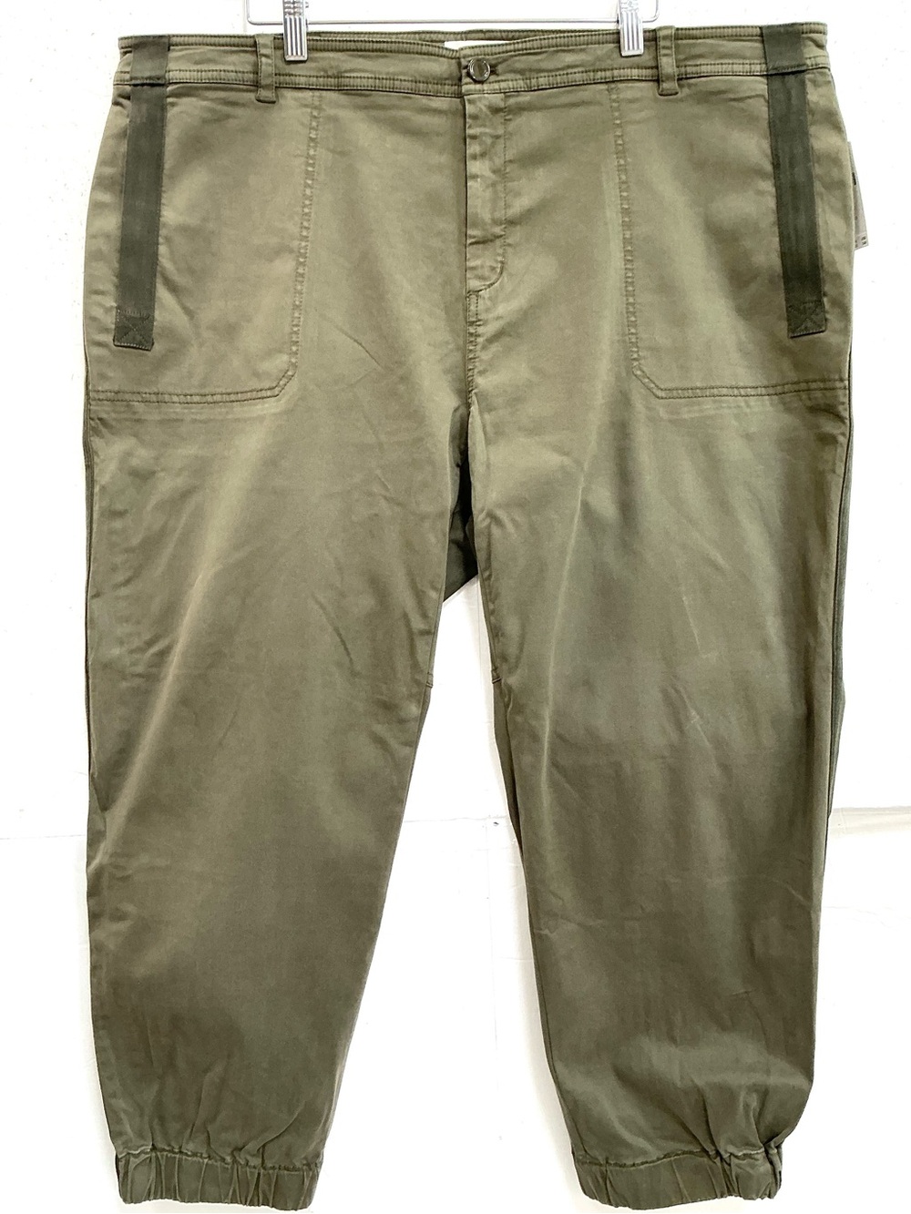 The Richie Olive Green Cargo Jogger Utility Pants by Anthropologie 2X